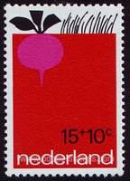 Netherlands SG#1137 Mint - 1971 15c.+10c.  - Vegetables
