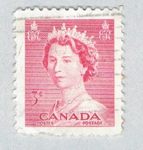 Canada 327 Used QEII 2 1953 (BP59734)