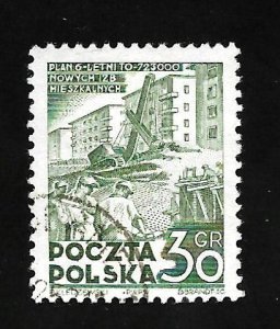 Poland 1951 - U - Scott #528