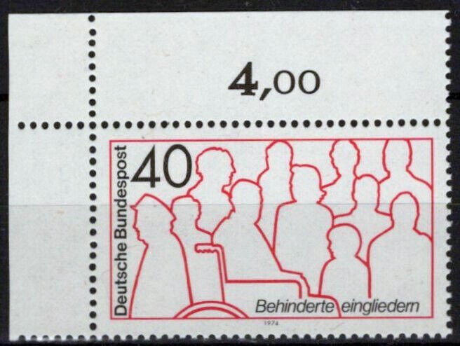 ZAYIX Germany 1133 MNH Handicapped People Medical 042623S102