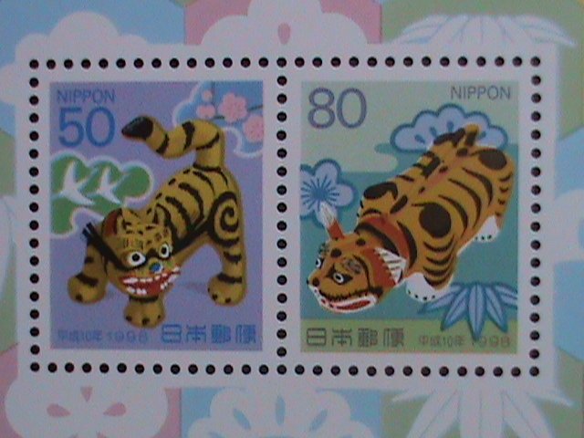 ​JAPAN-1997 SC# 2591-2 YEAR OF THE LOVELY TIGER-MNH S/S WE SHIP TO WORLDWIDE