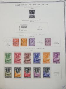 EDW1949SELL: Briefmarken Bechuanaland & Protectorate Auswahl Quality VF Mog &