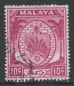 STAMP STATION PERTH Negri Sembilan #46 Arms Definitive Used 1949-55