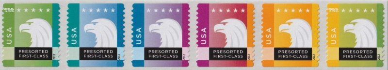 #4585 - 4590 Spectrum Eagle Strip/6 - MNH