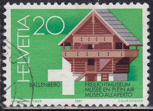 Switzerland 694 USED 1981 Granary, Kiesen 20c