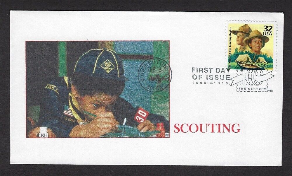 1998 Boy Scouts Celebrate Century 3183j FDC KH Cub Scout United