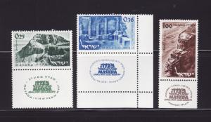 Israel 272-274 Tabs Set MNH Ruins of Masada (A)