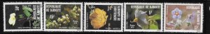 Djibouti 1979 Flowers Sc 498-502 MNH A2077