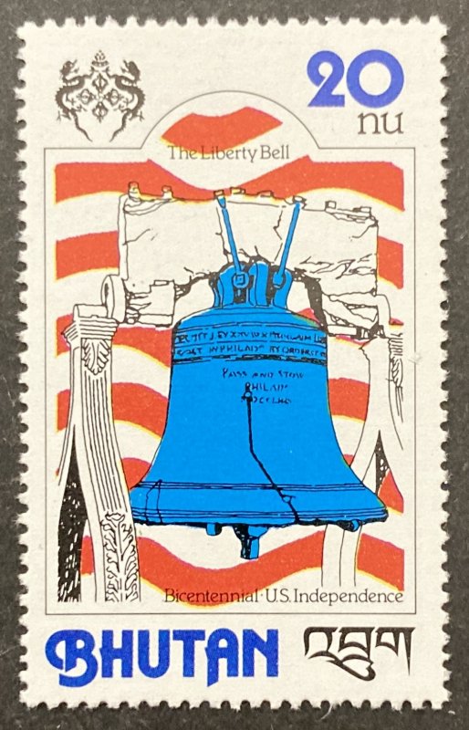 Bhutan 1978  #241, Liberty Bell, MNH.