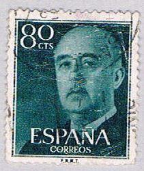 Spain 824 Used General Franco 1954 (BP24113)