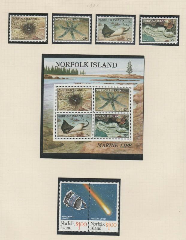 NORFOLK ISLAND  1984 - 1986