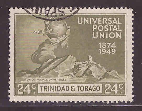 Trinidad & Tobago Scott 69 used UPU stamp