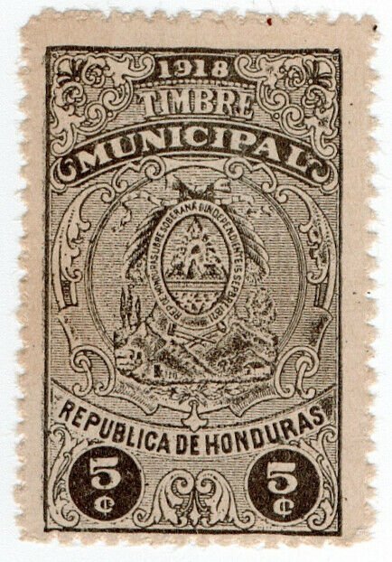 (I.B) Honduras Revenue : Duty Stamp 5c