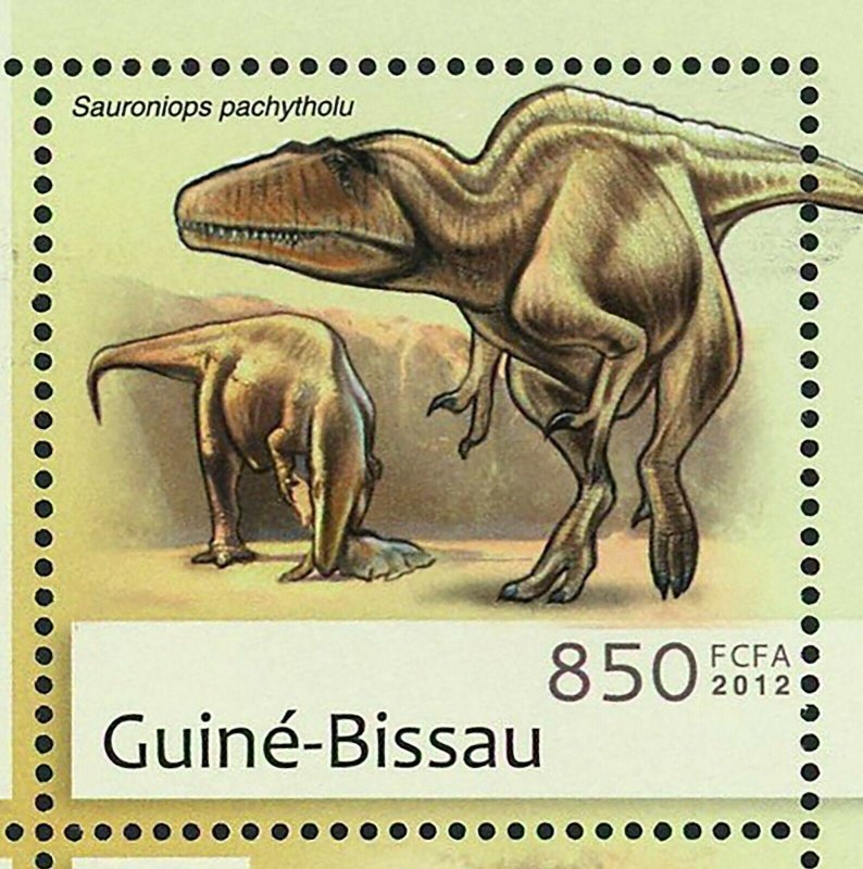 Dinosaurs Stamp Sauroniops Pachytholus Allosaurus Fragilis S/S MNH #6293-6296