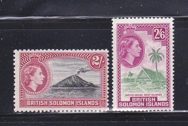 Solomon Islands 101-102 MNH Views