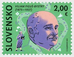 Slovakia / Slowakije - Postfris/MNH - Viliam Figus-Bystry 2025