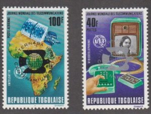 Togo # 880, C229, Internaba Overprints. Mint NH, 1/2 Cat.