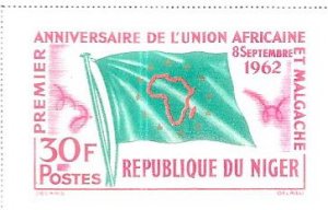 Niger #112   30fr  Flag   (MLH) CV$0.80