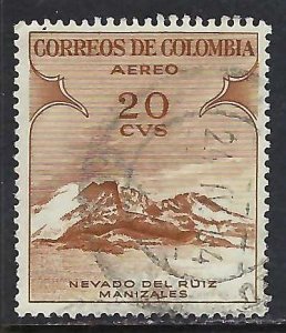 Colombia C243 VFU VOLCANO J587-10