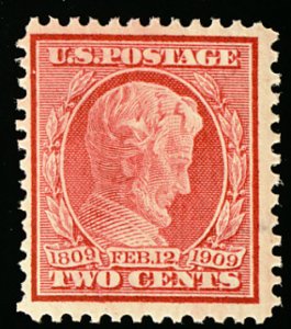 US #367 VF mint never hinged, nice margins all around, VERY FRESH,  Super Nice! 