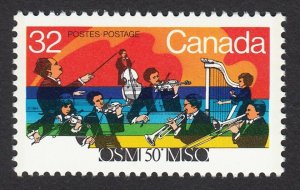 MUSIC MONTREAL SYMPHONY = Canada 1984 #1010 MNH