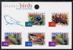 AUSTRALIA - 2001 - Fauna & Flora, Birds - Perf 5v Self Ad. - Mint Never Hinged