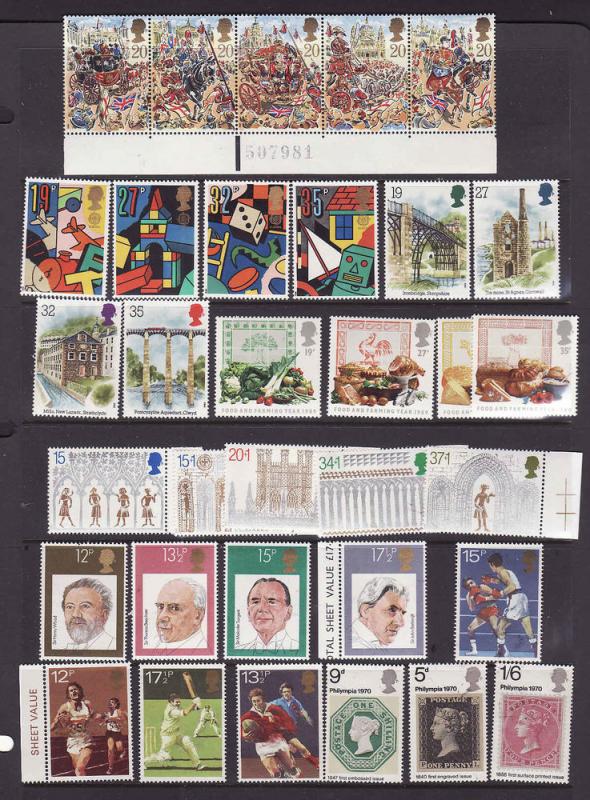 D4-Scan#E-Great Britain-8 sets-unused NH-Sports-Christmas