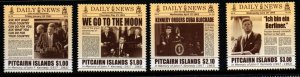 PITCAIRN ISLANDS SG889/92 2013 DEATH ANNIVERSARY OF J. F.KENNEDY MNH