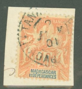 Madagascar/Malagasy Republic #42 Used Single