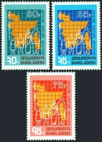 BANGLADESH FIRST CENSUS OF THE NATION (974) MNH