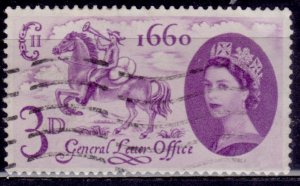 Great Britain 1960, Postboy on Horseback, 3p, sc#375, used