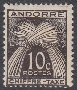 French Andorra J21 MLH CV $0.80