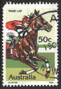 Australia SC#693 50¢ Champion Racehorses: Phar Lap (1978) Used