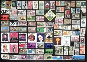 100 All Different MEXICO  STAMPS (TYPE 2)