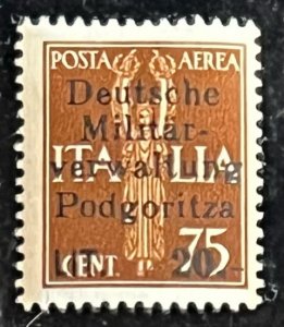 Unlisted Fake German Italian Occupation of Podgoritza WWII