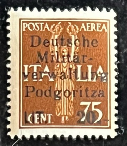 Unlisted Fake German Italian Occupation of Podgoritza WWII