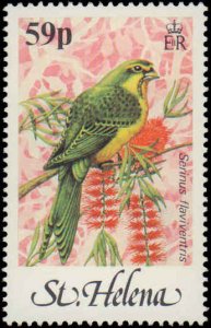 St. Helena #394-397, Complete Set(4), 1983, Birds, Never Hinged