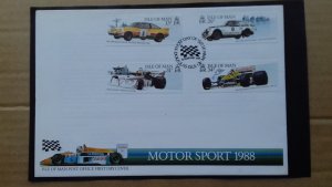 Isle of Man 1988 Rally Isle of Man FDC