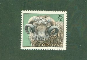 FAROE ISLANDS 42 MNH CV $6.00 BIN $3.50