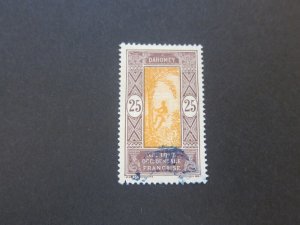 French Dahomey 1922 Sc 55 FU