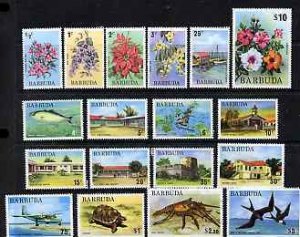 BARBUDA - 1974 - Definitive Series - Perf 18v Set - Mint Never Hinged