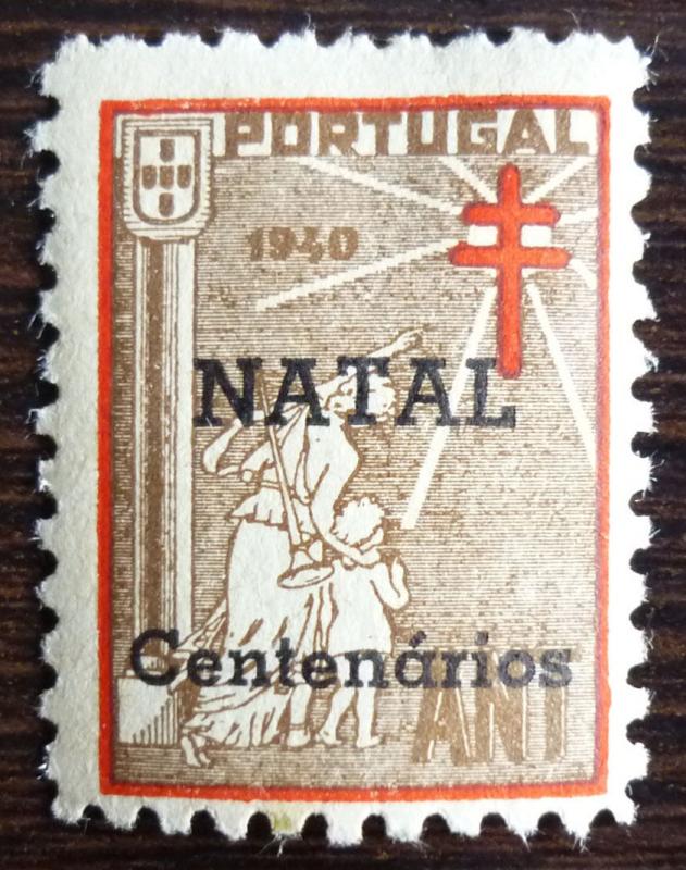 PORTUGAL - TBC - TUBERCULOSIS STAMP! natal ship boat child red cross J23