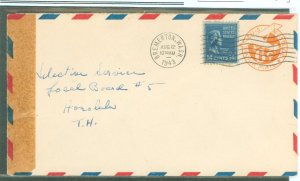 US 819/UC3 A 14c Franklin Pierce(part of the presidential/prexy series) upgraded this 6c Mono-plane pre-stamped envelope to pay
