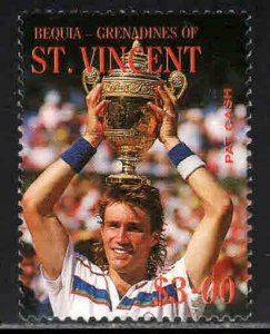 St. Vincent Bequia #267 ~ Tennis Player ~ MNH (1988)