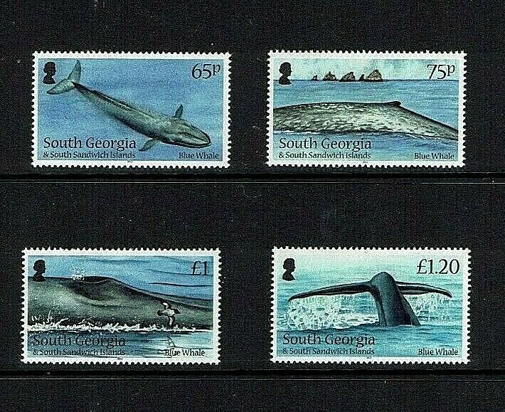 South Georgia: 2012, Blue Whale,  MNH set 