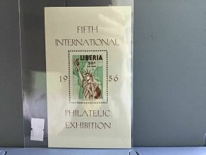 Liberia Fifth International Philatelic Exhibition 1956  MNH  stamp sheet R26832