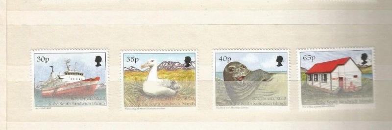 SOUTH GEORGIA SCOTT 221-4 MNH 