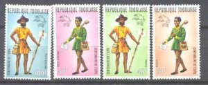 Togo 873-74/C222-23 MNH UPU/Uniforms SCV2.90