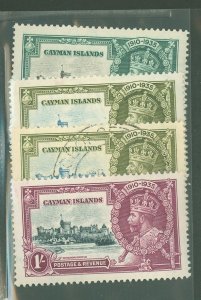Cayman Islands #81/83-4 Unused Multiple
