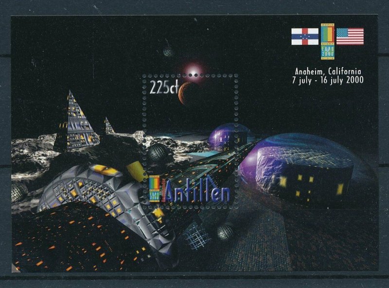 [NA1319] Netherlands Antilles Antillen 2000 Space Aheim California Sheet MNH